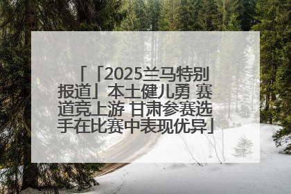 「2025兰马特别报道」本土健儿勇 赛道竞上游 甘肃参赛选手在比赛中表现优异