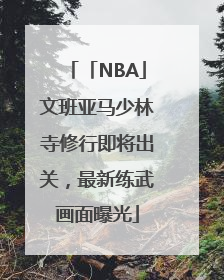 「NBA」文班亚马少林寺修行即将出关，最新练武画面曝光