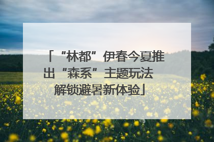 “林都”伊春今夏推出“森系”主题玩法 解锁避暑新体验