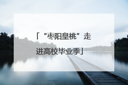 “枣阳皇桃”走进高校毕业季