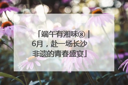 端午有湘味⑧｜6月，赴一场长沙非遗的青春盛宴