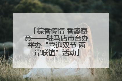 粽香传情 香囊寄意——驻马店市台办举办“喜迎双节 两岸联谊”活动