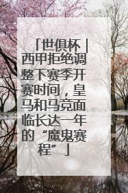 世俱杯｜西甲拒绝调整下赛季开赛时间，皇马和马竞面临长达一年的“魔鬼赛程”