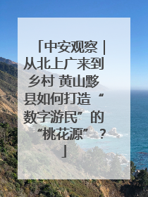 中安观察｜从北上广来到乡村 黄山黟县如何打造“数字游民”的“桃花源”？