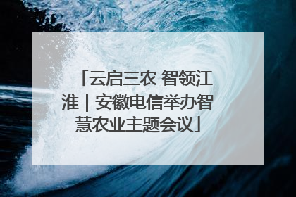 云启三农 智领江淮｜安徽电信举办智慧农业主题会议