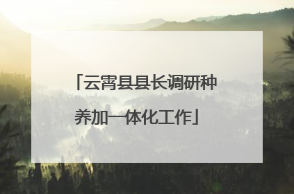 云霄县县长调研种养加一体化工作