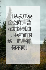 从发电央企空降、曾深耕煤制油，中海油的新一把手有何不同