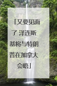 又要见面了 泽连斯基将与特朗普在加拿大会晤