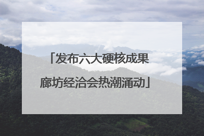 发布六大硬核成果 廊坊经洽会热潮涌动