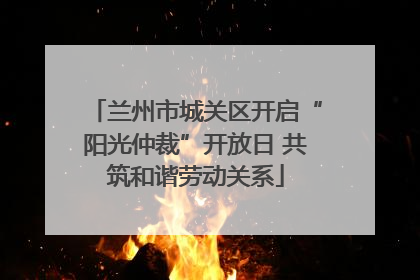 兰州市城关区开启“阳光仲裁”开放日 共筑和谐劳动关系