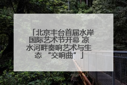北京丰台首届水岸国际艺术节开幕 凉水河畔奏响艺术与生态 “交响曲”