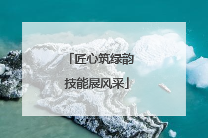 匠心筑绿韵 技能展风采