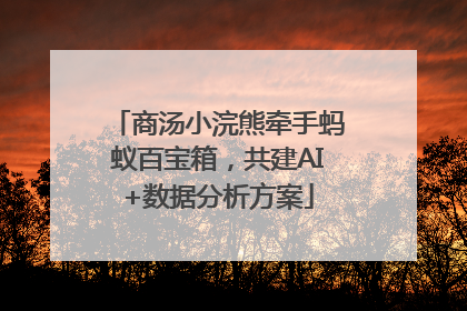 商汤小浣熊牵手蚂蚁百宝箱，共建AI+数据分析方案