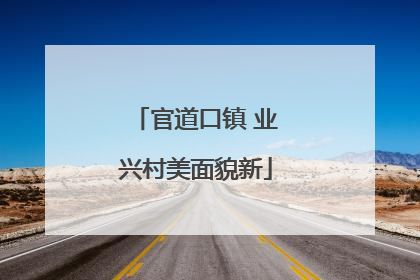 官道口镇 业兴村美面貌新