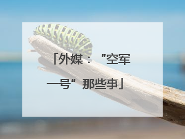 外媒：“空军一号”那些事