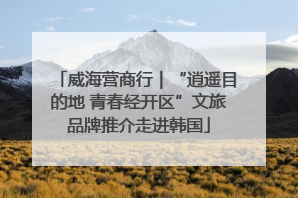 威海营商行｜“逍遥目的地 青春经开区”文旅品牌推介走进韩国