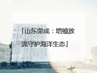 山东荣成：增殖放流守护海洋生态