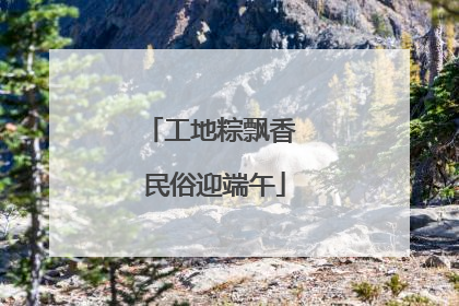 工地粽飘香 民俗迎端午