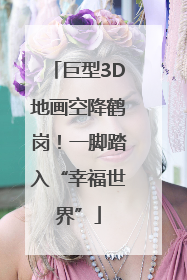 巨型3D地画空降鹤岗！一脚踏入“幸福世界”