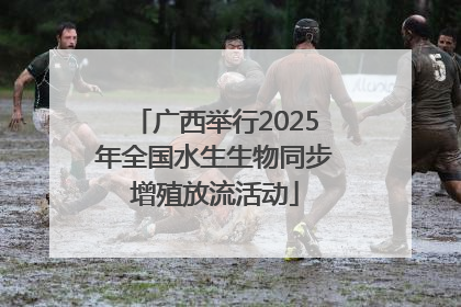 广西举行2025年全国水生生物同步增殖放流活动