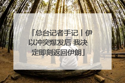 总台记者手记丨伊以冲突爆发后 我决定即刻返回伊朗