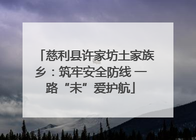 慈利县许家坊土家族乡：筑牢安全防线 一路“未”爱护航