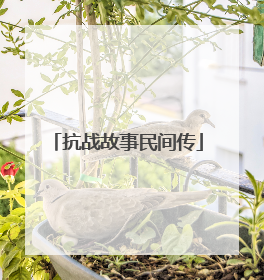抗战故事民间传