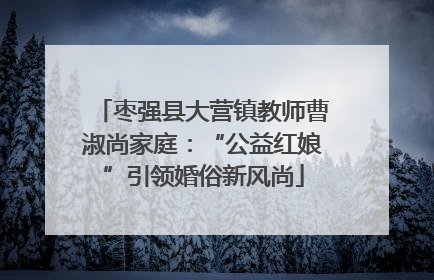 枣强县大营镇教师曹淑尚家庭：“公益红娘”引领婚俗新风尚