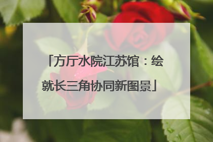 方厅水院江苏馆：绘就长三角协同新图景