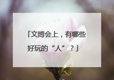 文博会上，有哪些好玩的“人”？