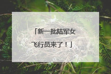 新一批陆军女飞行员来了！