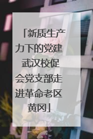 新质生产力下的党建 武汉校促会党支部走进革命老区黄冈