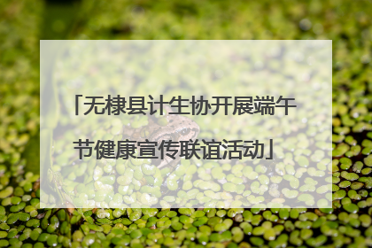 无棣县计生协开展端午节健康宣传联谊活动