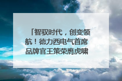 智驭时代，创变领航！德力西电气首席品牌官王策荣膺虎啸奖年度品牌人物