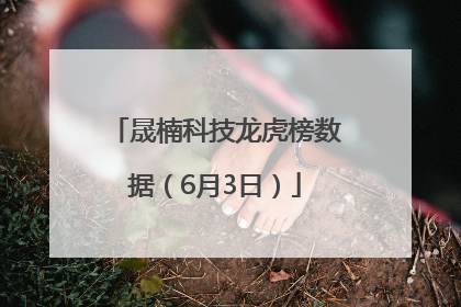 晟楠科技龙虎榜数据（6月3日）