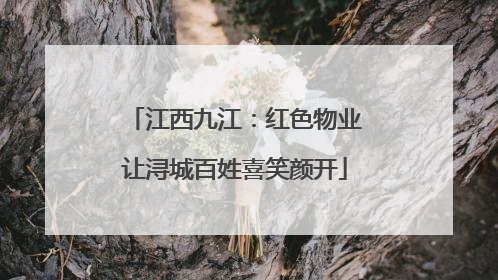 江西九江：红色物业让浔城百姓喜笑颜开
