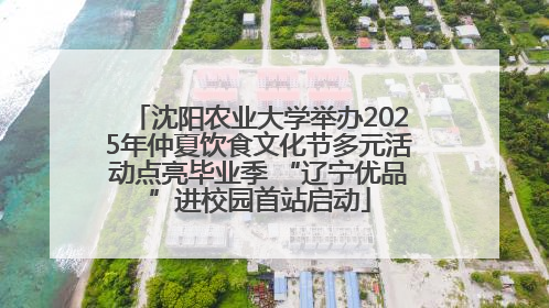沈阳农业大学举办2025年仲夏饮食文化节多元活动点亮毕业季 “辽宁优品”进校园首站启动