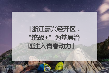浙江嘉兴经开区：“统战+”为基层治理注入青春动力