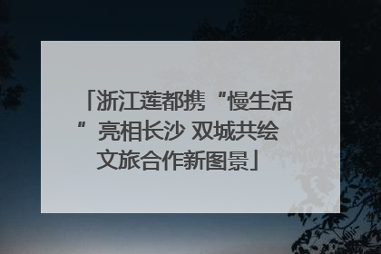 浙江莲都携“慢生活”亮相长沙 双城共绘文旅合作新图景