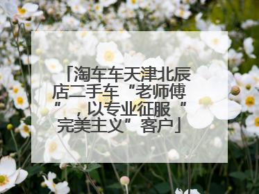淘车车天津北辰店二手车“老师傅”，以专业征服“完美主义”客户