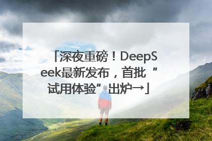 深夜重磅！DeepSeek最新发布，首批“试用体验”出炉→