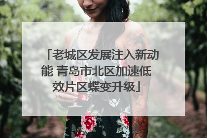 老城区发展注入新动能 青岛市北区加速低效片区蝶变升级