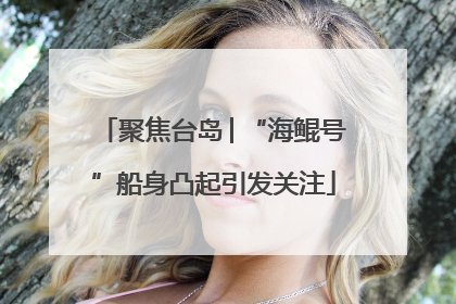 聚焦台岛│“海鲲号”船身凸起引发关注