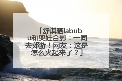 舒淇晒labubu和哭娃合影:一同去郊游!网友:这是怎么火起来了?