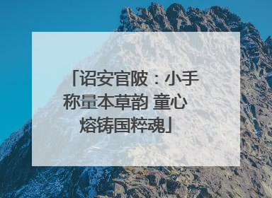 诏安官陂：小手称量本草韵 童心熔铸国粹魂