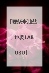 要柴米油盐，也要LABUBU