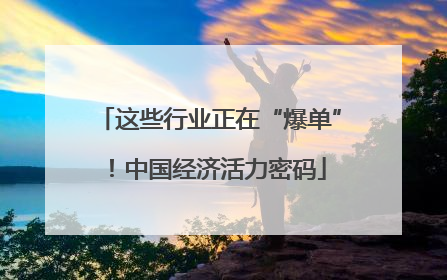 这些行业正在“爆单”！中国经济活力密码