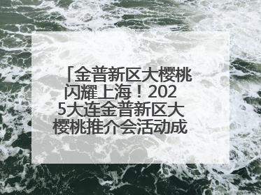 金普新区大樱桃闪耀上海！2025大连金普新区大樱桃推介会活动成功举办！