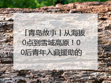 青岛故事丨从海拔0点到雪域高原！00后青年入藏援助的400多个日夜