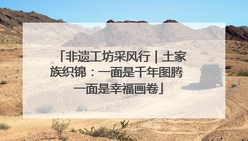 非遗工坊采风行｜土家族织锦：一面是千年图腾 一面是幸福画卷
